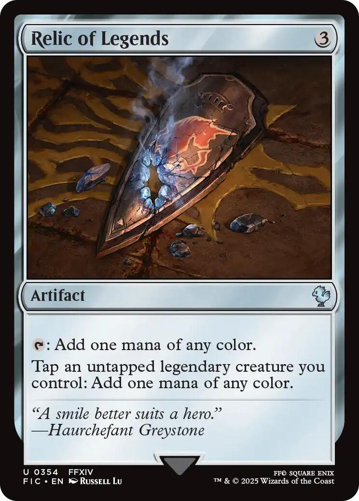 Relic of Legends (Surge Foil) [FINAL FANTASY Commander] Magic: The Gathering