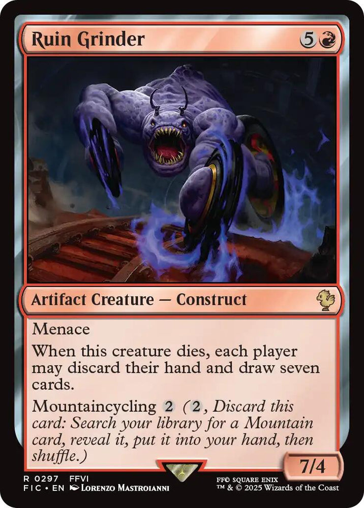 Ruin Grinder (Surge Foil) [FINAL FANTASY Commander] Magic: The Gathering