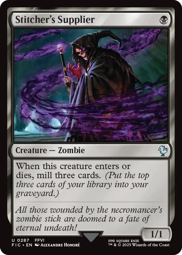 Stitcher's Supplier (Surge Foil) [FINAL FANTASY Commander] Magic: The Gathering