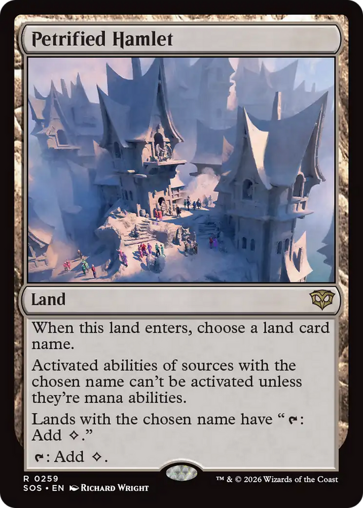 Petrified Hamlet [Secrets of Strixhaven] Magic: The Gathering
