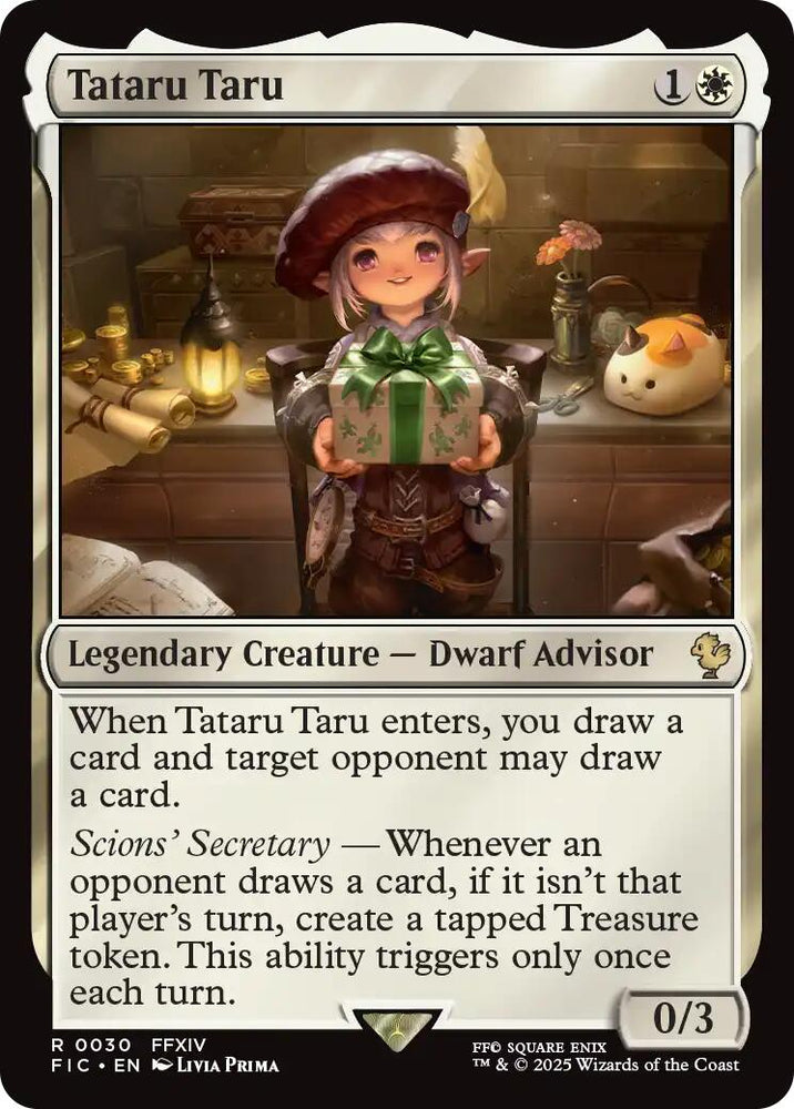 Tataru Taru (Surge Foil) [FINAL FANTASY Commander] Magic: The Gathering