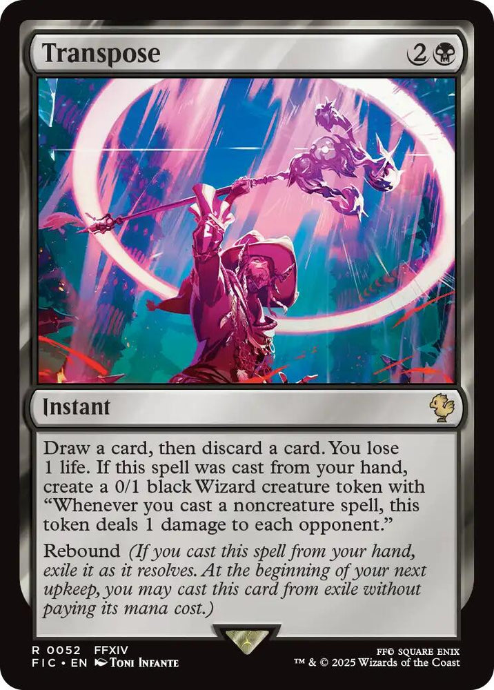 Transpose (Surge Foil) [FINAL FANTASY Commander] Magic: The Gathering