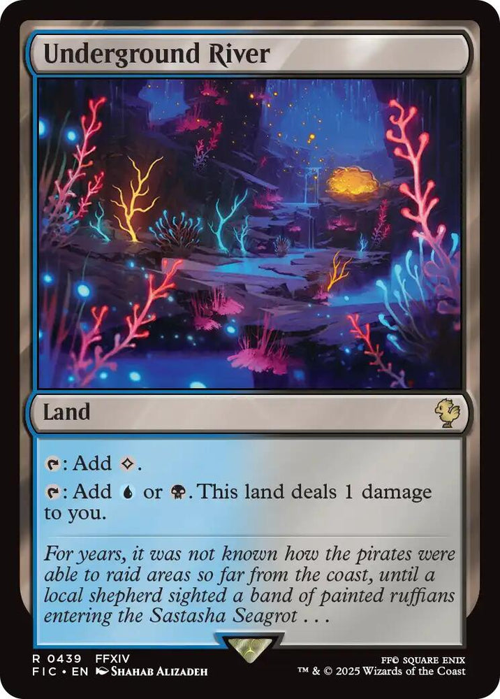 Underground River (Surge Foil) [FINAL FANTASY Commander] Magic: The Gathering