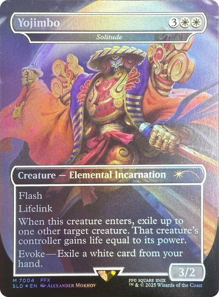 Yojimbo - Solitude (Rainbow Foil) [Secret Lair Drop Series] Magic: The Gathering