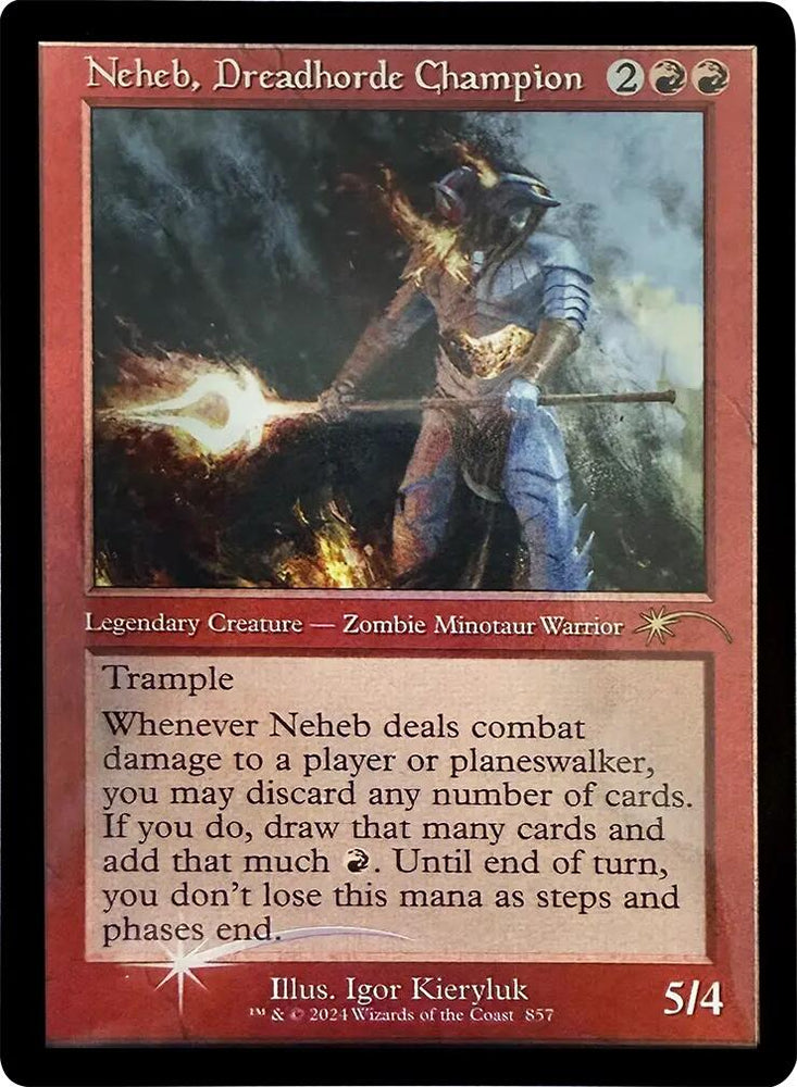 Neheb, Dreadhorde Champion (Retro Frame) [Secret Lair Drop Series] Magic: The Gathering