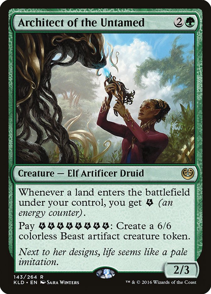 Architect of the Untamed [Kaladesh] Magic: The Gathering