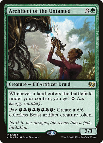 Architect of the Untamed [Kaladesh] Magic: The Gathering