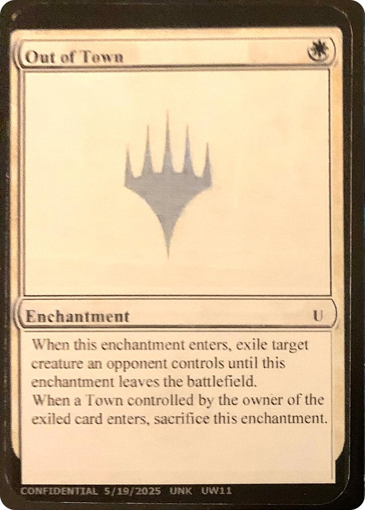 Out of Town [Unknown Event] Magic: The Gathering
