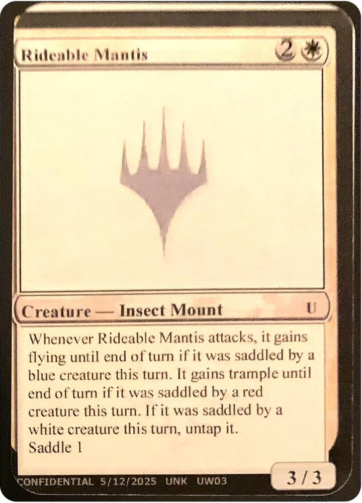 Rideable Mantis [Unknown Event] Magic: The Gathering