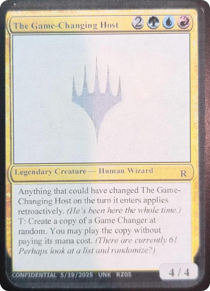 The Game-Changing Host [Unknown Event] Magic: The Gathering