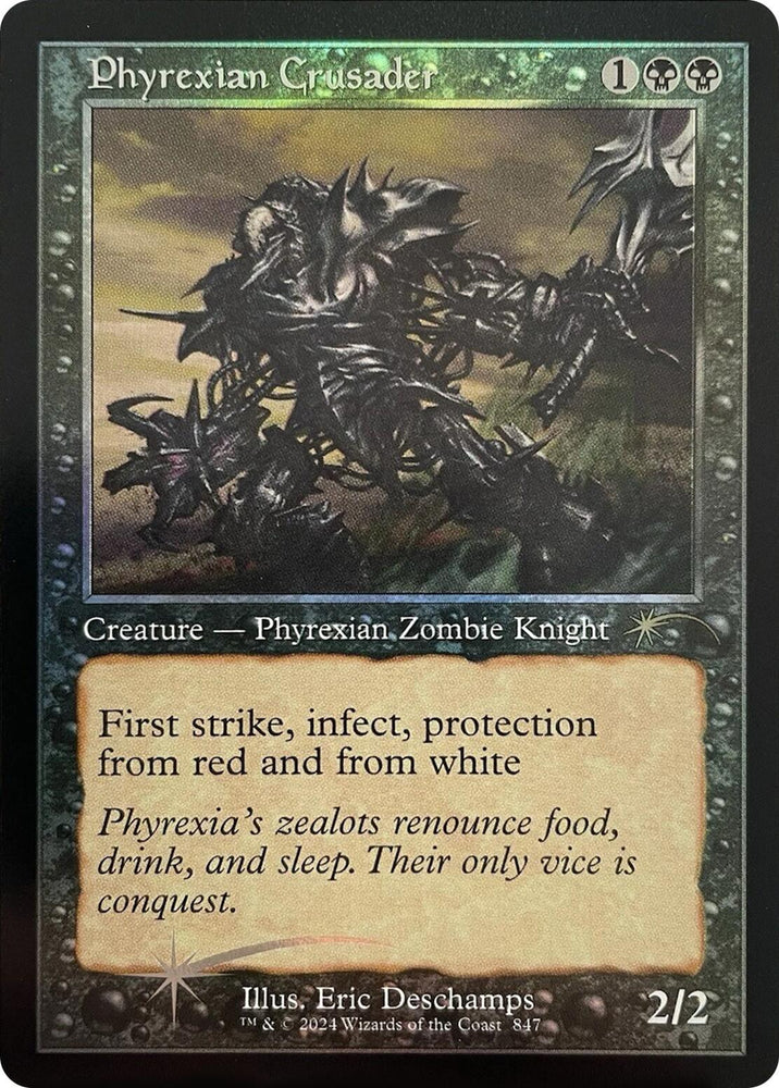 Phyrexian Crusader (Retro Frame) [Secret Lair Drop Series] Magic: The Gathering