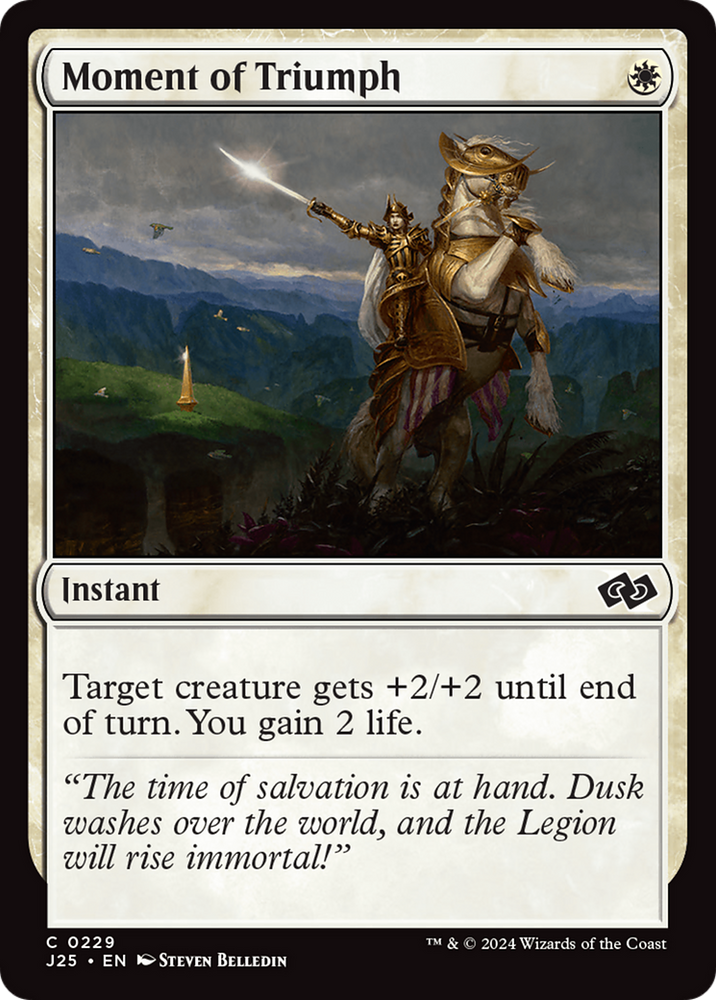 Moment of Triumph [Foundations Jumpstart] Magic: The Gathering