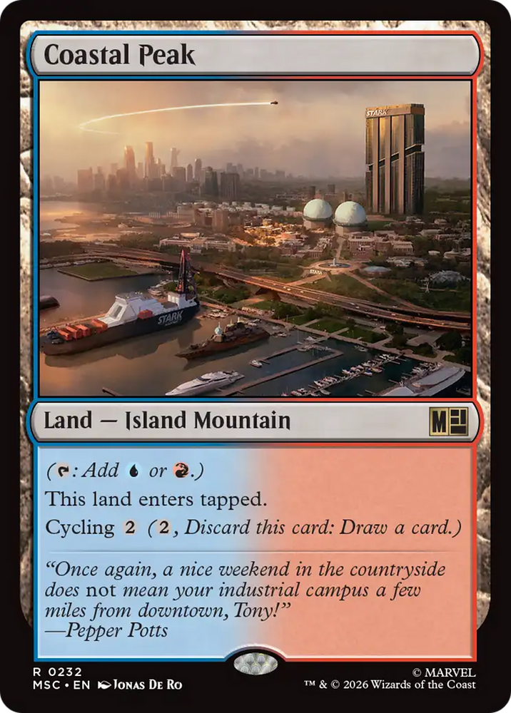 Coastal Peak [Marvel Super Heroes Commander] Magic: The Gathering