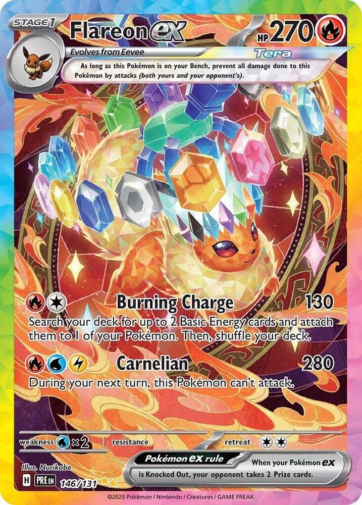 Flareon ex (146/131) [Scarlet & Violet: Prismatic Evolutions] Pokémon
