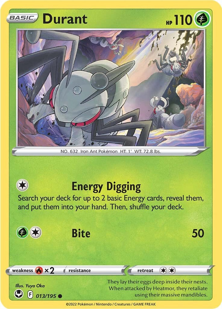 Durant (013/195) [Sword & Shield: Silver Tempest] Pokémon