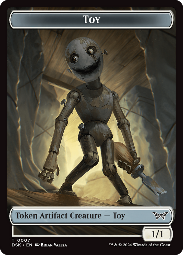 Toy Token [Duskmourn: House of Horror Tokens] Magic: The Gathering