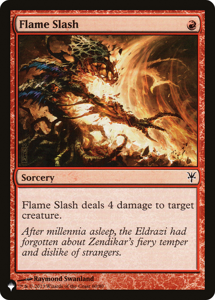 Flame Slash [The List] Magic: The Gathering
