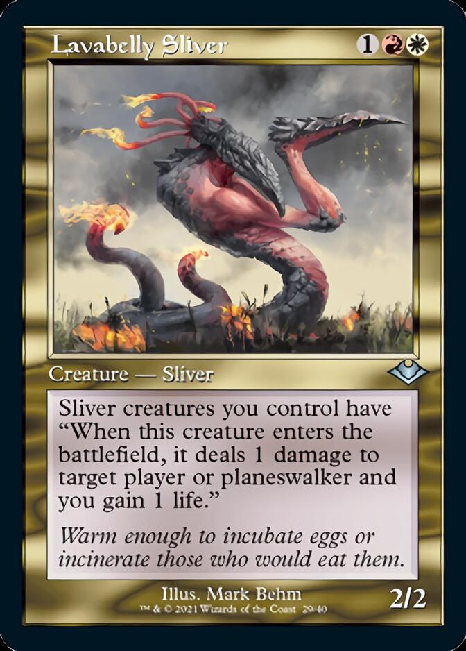 Lavabelly Sliver (Retro) [Modern Horizons] Magic: The Gathering