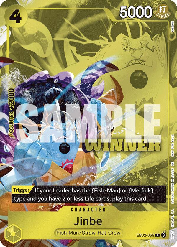 Jinbe (Winner Pack 2025 Vol. 3) [One Piece Promotion Cards] Bandai