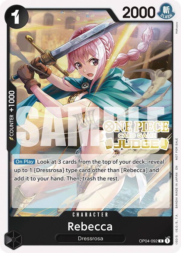 Rebecca (Judge Pack Vol. 6) [One Piece Promotion Cards] Bandai