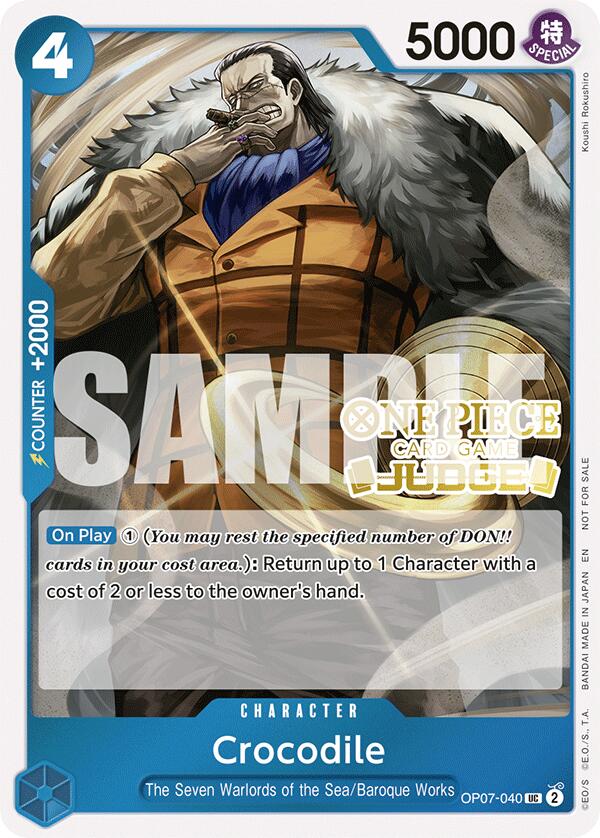 Crocodile (Judge Pack Vol. 6) [One Piece Promotion Cards] Bandai