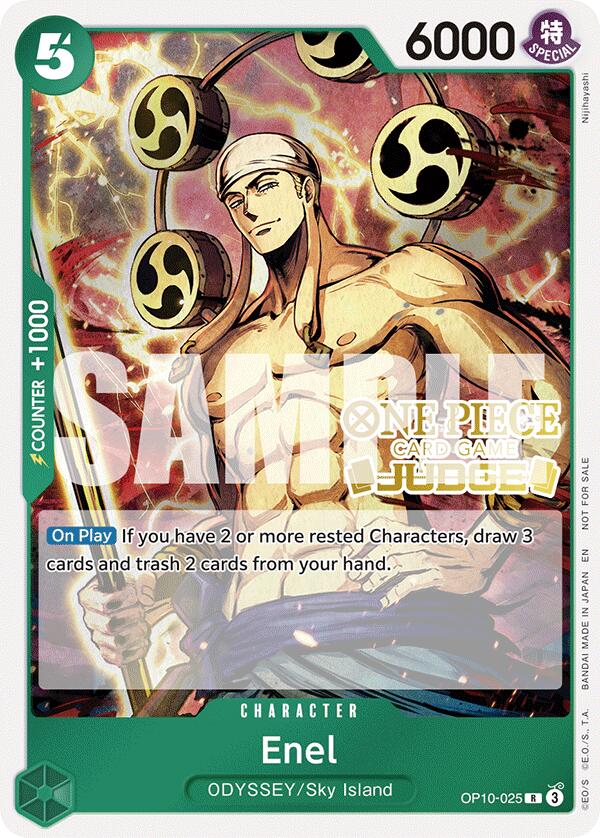 Enel (Judge Pack Vol. 6) [One Piece Promotion Cards] Bandai