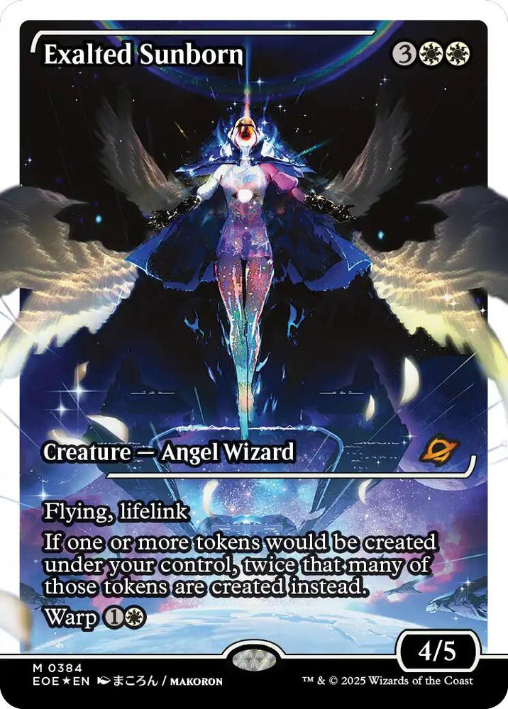 Exalted Sunborn (Showcase) (Fracture Foil) [Edge of Eternities] Magic: The Gathering