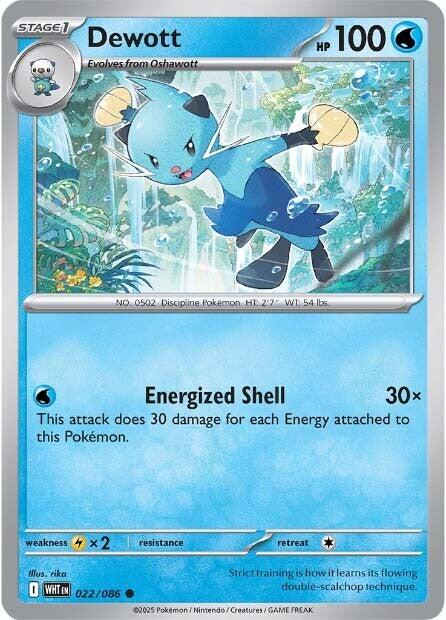 Dewott (022/086) [Scarlet & Violet: White Flare] Pokémon
