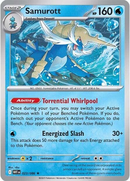Samurott (023/086) [Scarlet & Violet: White Flare] Pokémon