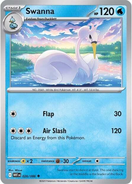 Swanna (026/086) [Scarlet & Violet: White Flare] Pokémon
