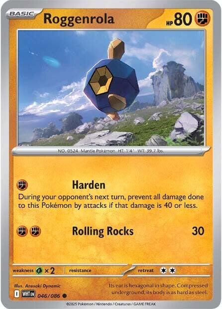 Roggenrola (046/086) [Scarlet & Violet: White Flare] Pokémon