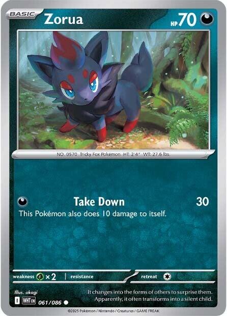 Zorua (061/086) [Scarlet & Violet: White Flare] Pokémon