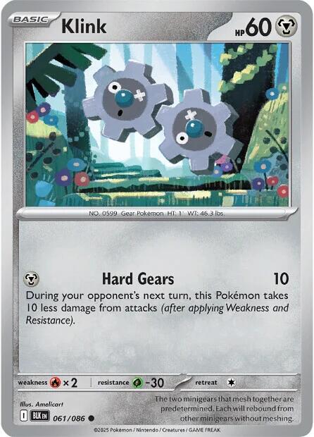 Klink (061/086) [Scarlet & Violet: Black Bolt] Pokémon