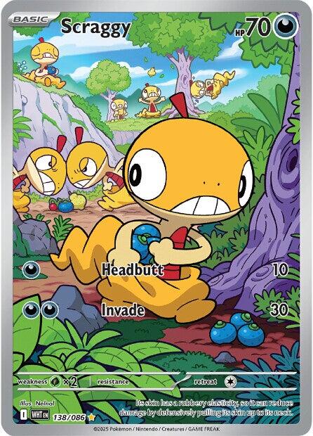 Scraggy (138/086) [Scarlet & Violet: White Flare] Pokémon