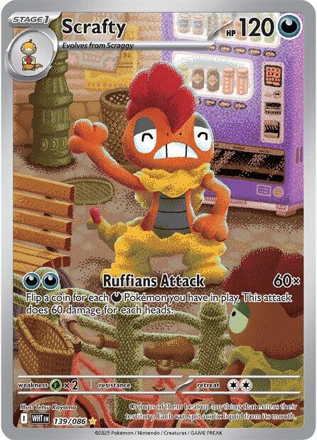 Scrafty (139/086) [Scarlet & Violet: White Flare] Pokémon