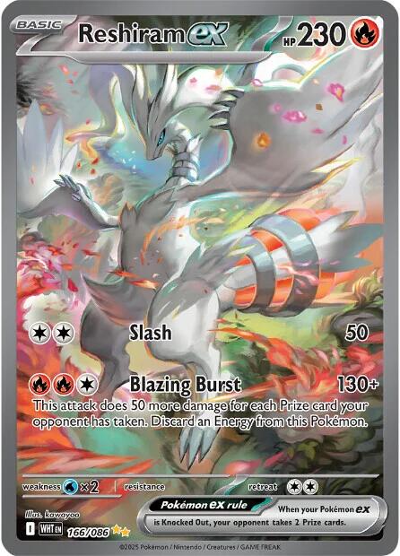Reshiram ex (166/086) [Scarlet & Violet: White Flare] Pokémon