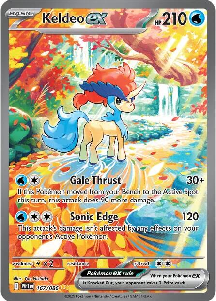 Keldeo ex (167/086) [Scarlet & Violet: White Flare] Pokémon