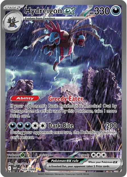 Hydreigon ex (169/086) [Scarlet & Violet: White Flare] Pokémon