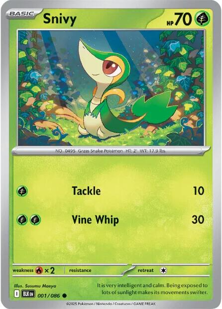 Snivy (001/086) [Scarlet & Violet: Black Bolt] Pokémon