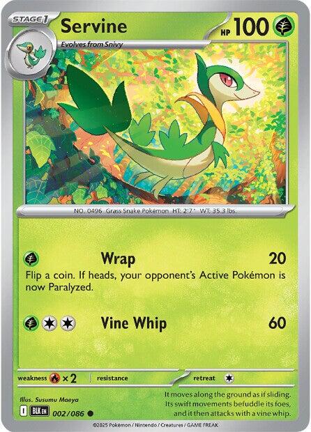 Servine (002/086) [Scarlet & Violet: Black Bolt] Pokémon
