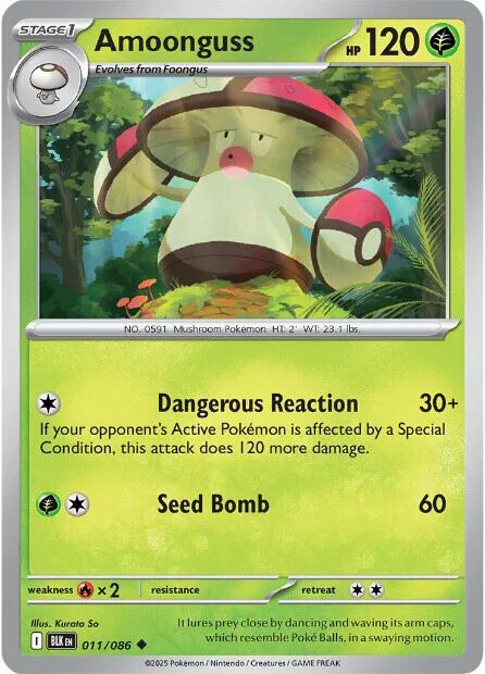 Amoonguss (011/086) [Scarlet & Violet: Black Bolt] Pokémon