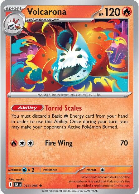 Volcarona (016/086) [Scarlet & Violet: Black Bolt] Pokémon