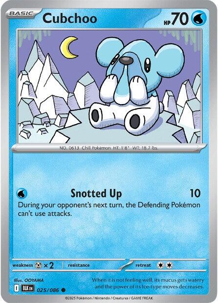 Cubchoo (025/086) [Scarlet & Violet: Black Bolt] Pokémon
