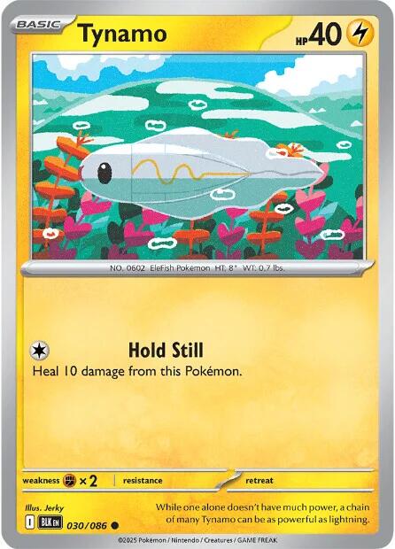 Tynamo (030/086) [Scarlet & Violet: Black Bolt] Pokémon
