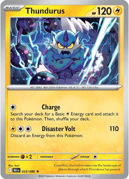 Thundurus (033/086) [Scarlet & Violet: Black Bolt] Pokémon