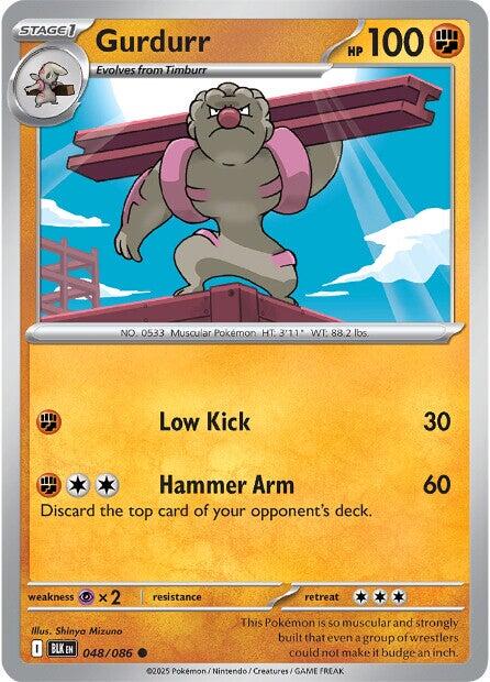 Gurdurr (048/086) [Scarlet & Violet: Black Bolt] Pokémon