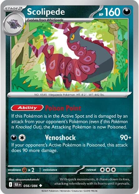 Scolipede (056/086) [Scarlet & Violet: Black Bolt] Pokémon