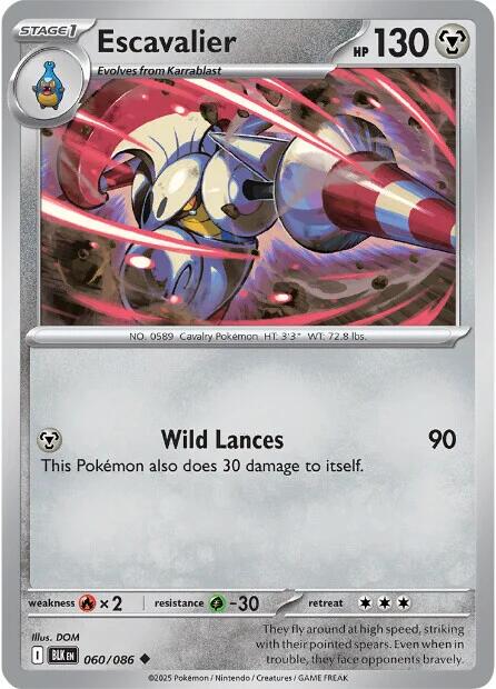 Escavalier (060/086) [Scarlet & Violet: Black Bolt] Pokémon