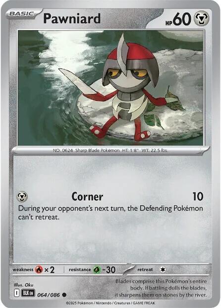 Pawniard (064/086) [Scarlet & Violet: Black Bolt] Pokémon