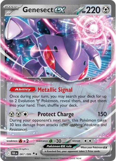 Genesect ex (067/086) [Scarlet & Violet: Black Bolt] Pokémon